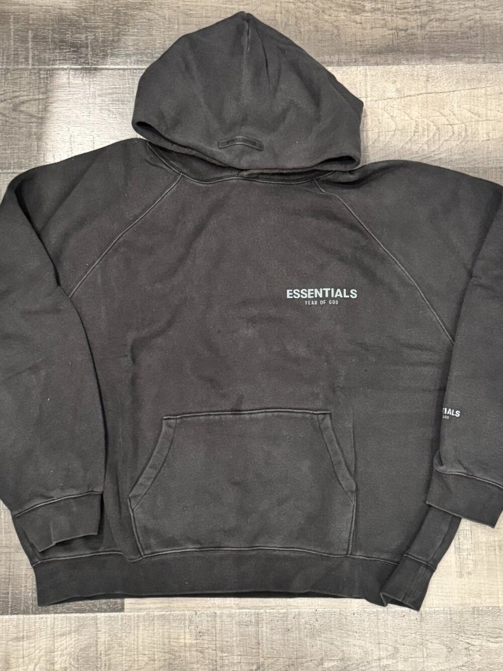 Essentials by Fear of God Black Hoodie – Size L